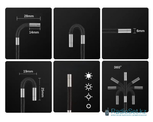 Эндоскоп с поворотной камерой 1 метр CAKI360 C30